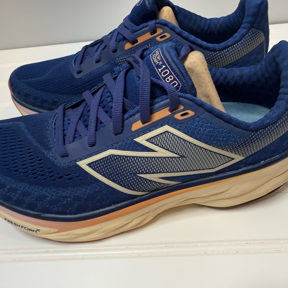 New Balance Fresh Foam X 1080 v14 Womens 8 B Blue Running Shoes NEW 1846 - Picture 4 of 6